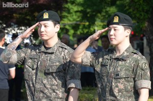 Jimin and Jung Kook of BTS appeared in Yeoncheon, South Korea after being forced to serve in the military on June 11, 2025.