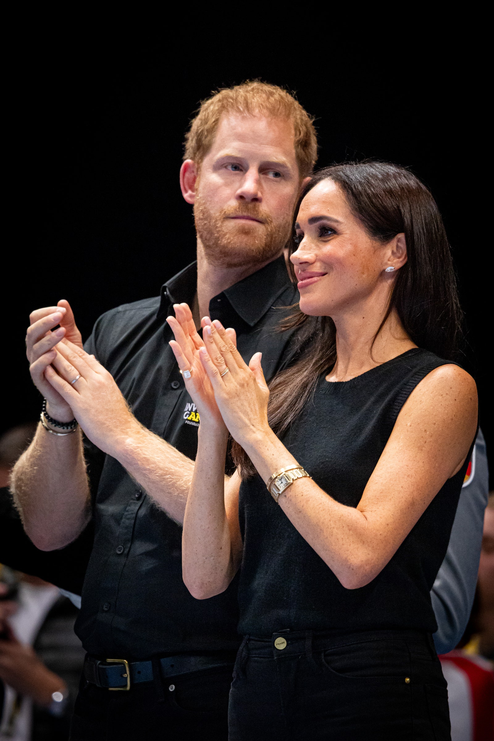Images may contain Sussex Accessories Jewelry Ring Watches by the Duchess of Sussex Megan, Sussex and the Duchess of Sussex Megan, adult