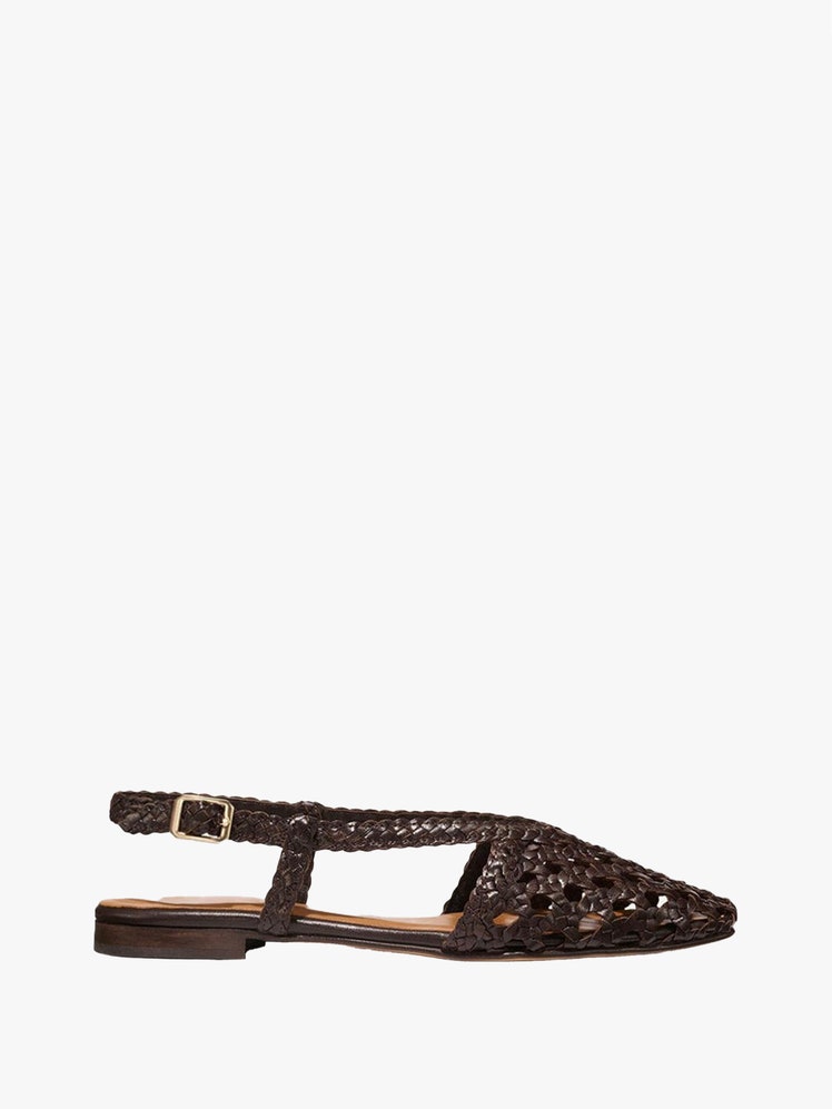 Images may contain: clothes, footwear and sandals