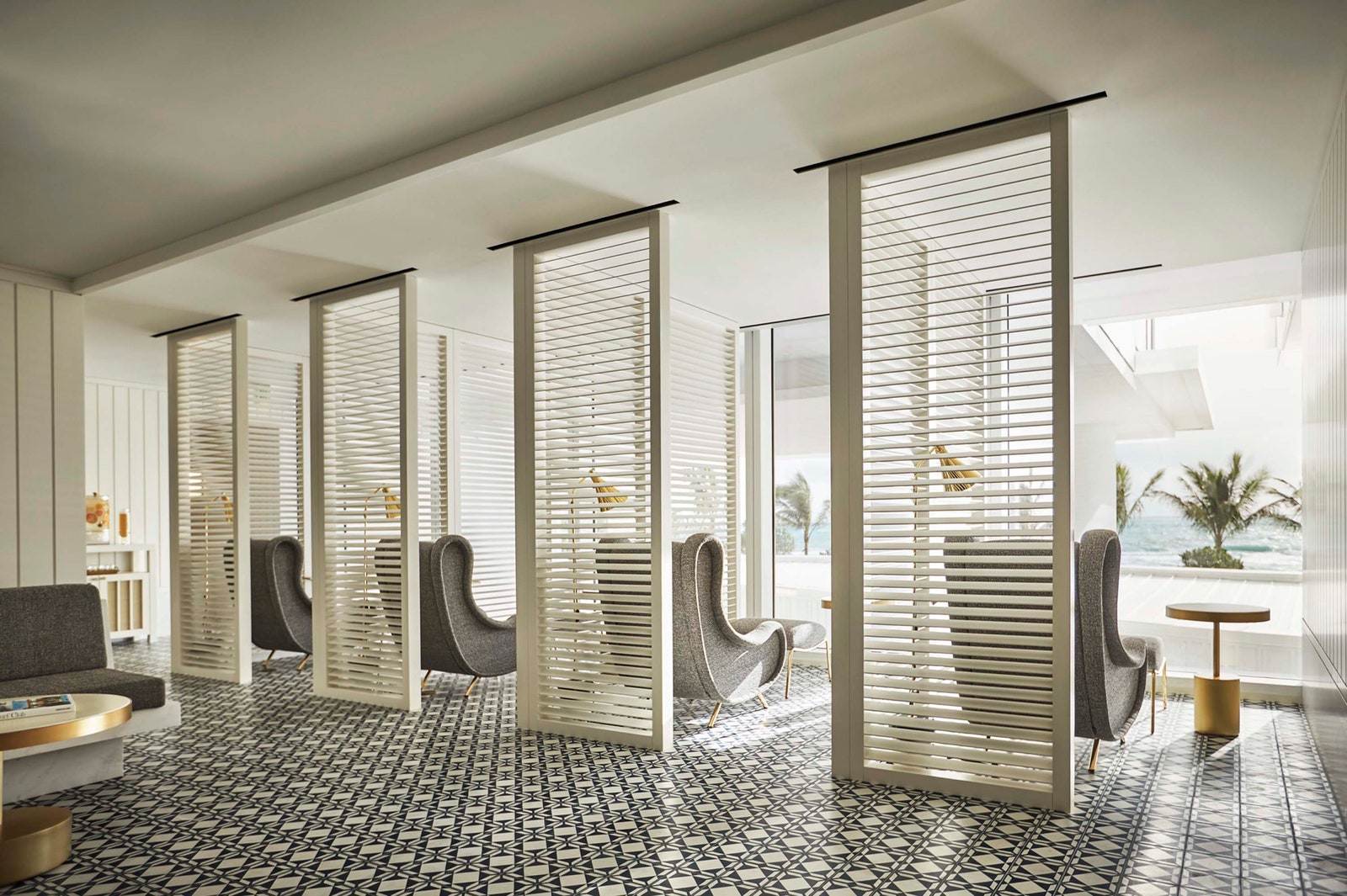 Images may contain interior design doors and tables and chairs home decoration buildings and buildings
