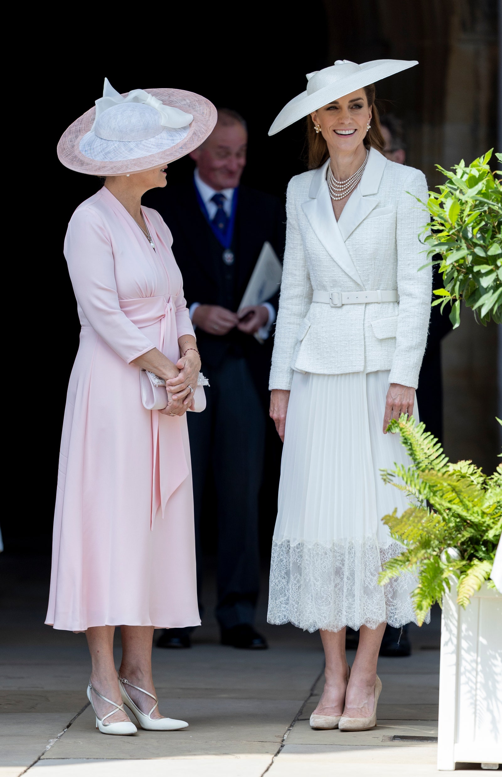 On June 16, Duchess of Sophie of Edinburgh and Princess Catherine of Wales participated in the garter order...