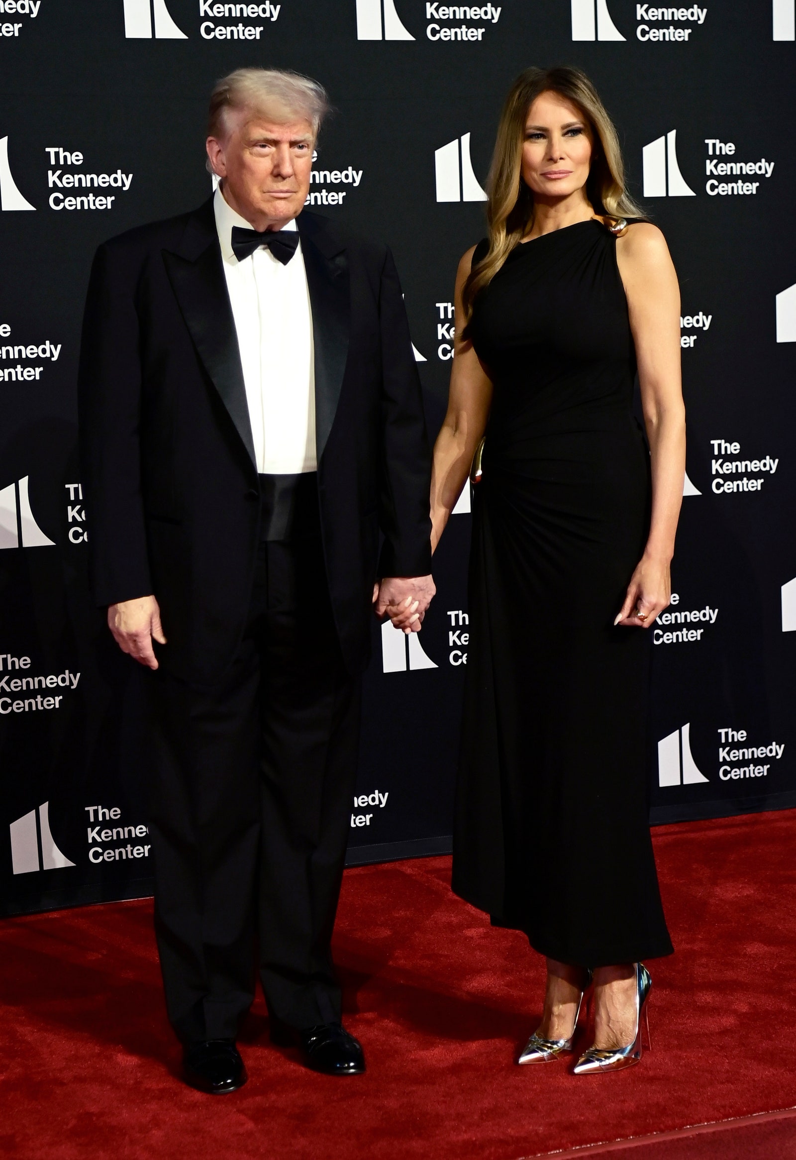 US President Donald Trump and First Lady Melania Trump attended the opening night of 
