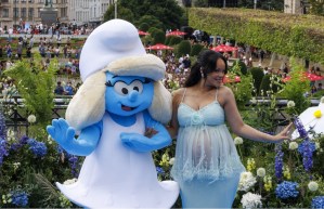 Rihanna Smurfs Starting Brussels, Belgium