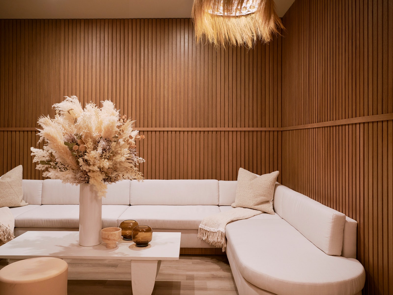 Images may contain interior design and wood panels