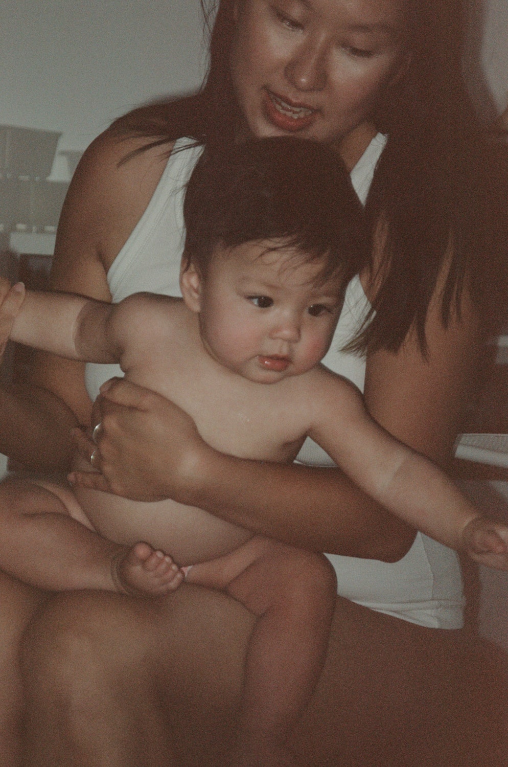 Images may contain facial human photography portrait baby's body parts fingers and hands