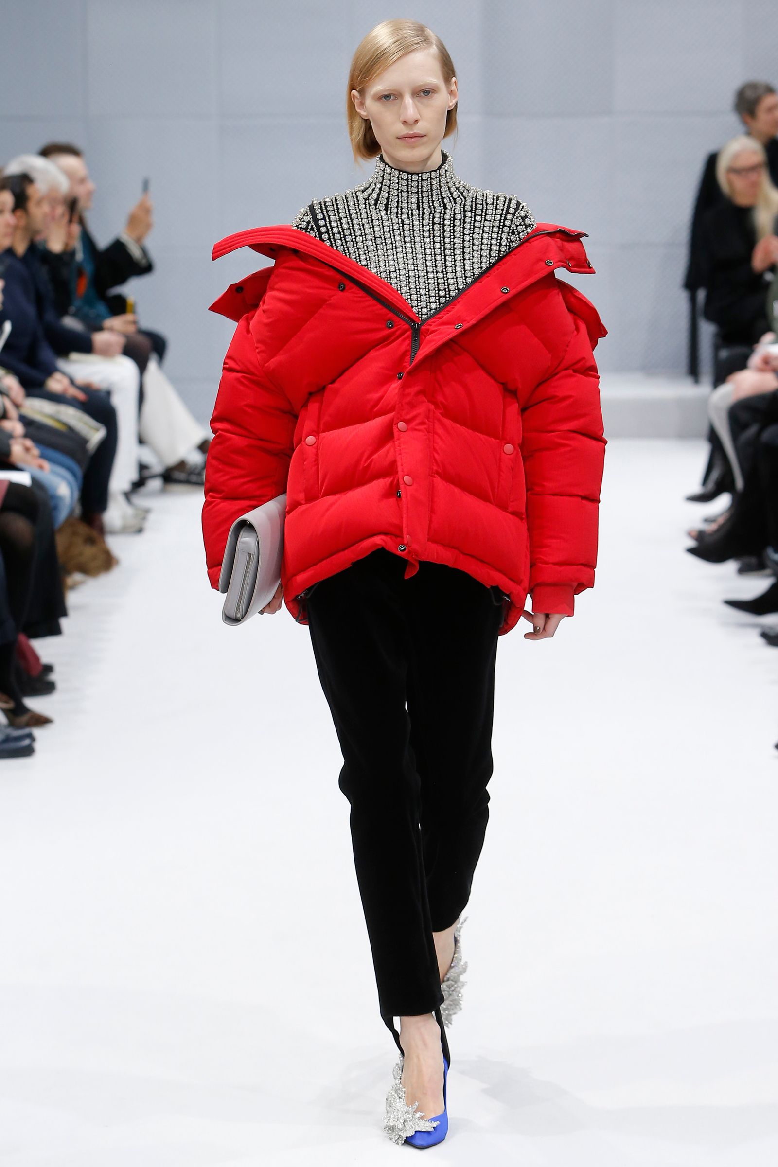 Images may contain people with costumes and long sleeves Natalia Pogonina crowd audience and coat