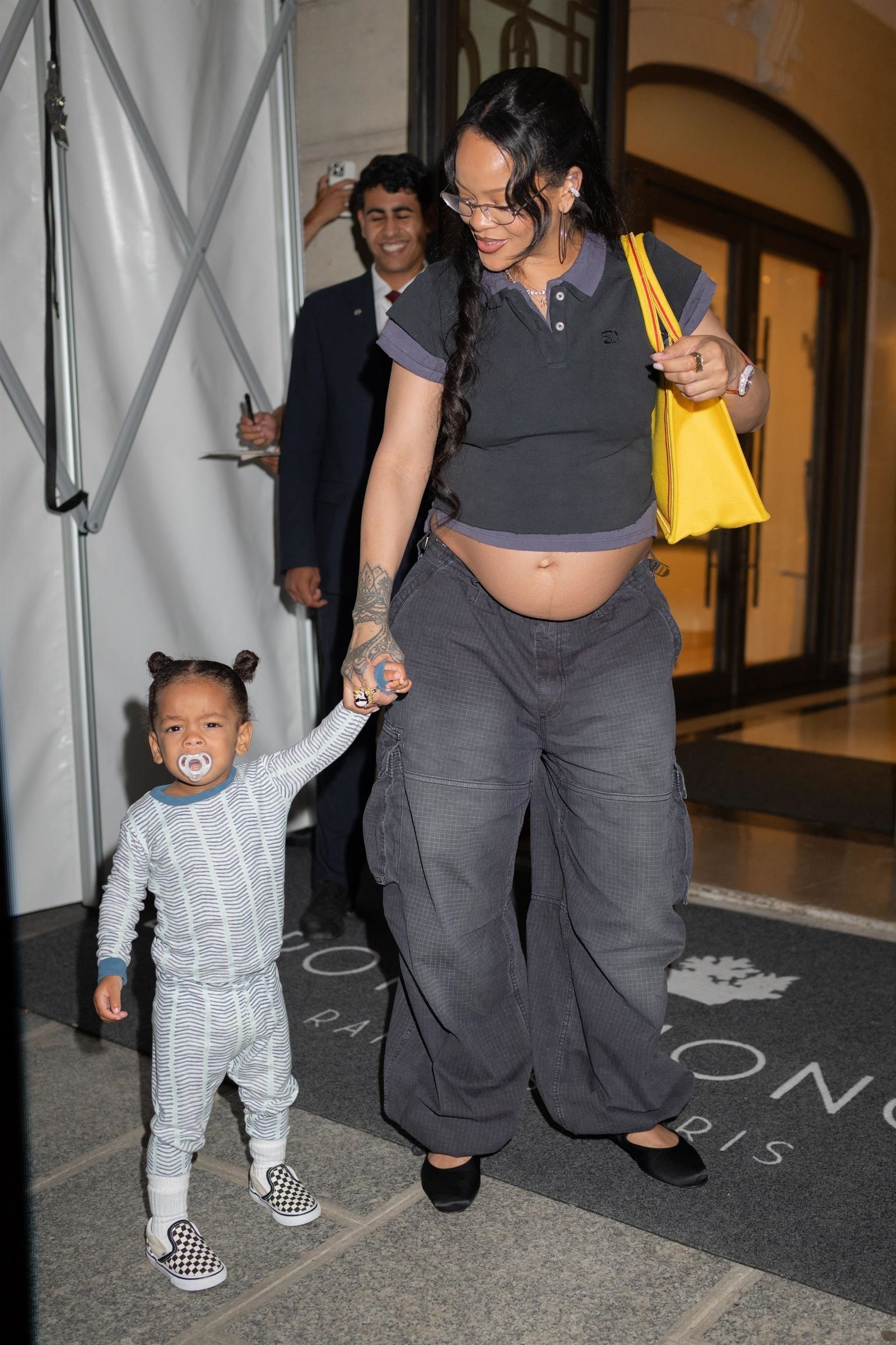 Rihanna and her son riot at Royal Monceau Paris