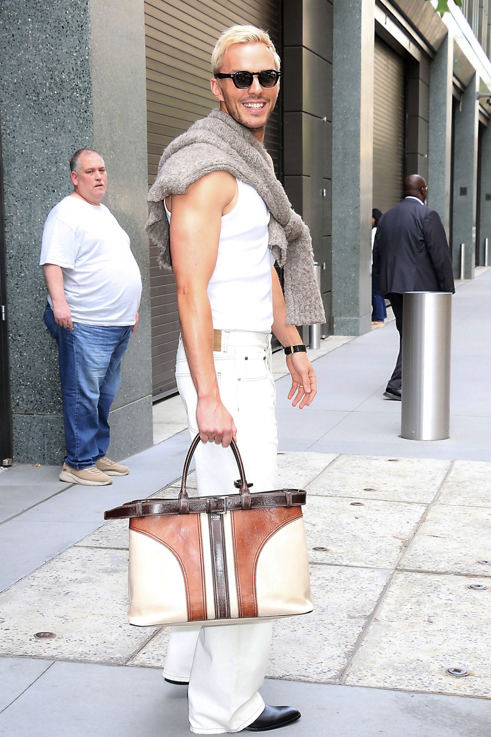 New York, New York June 30 Nicholas Hoult saw ABC Studios outside New York City on June 30, 2025.