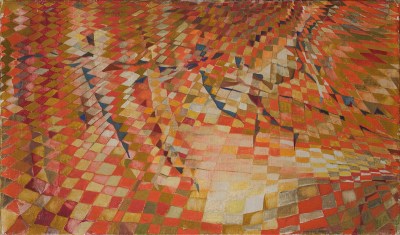Ballet picture (picture De ballet), 1948 canvas oil and graphite 27 x 46 cm, courteous Galerie Jeanne Bucher Jaeger, Paris - Lisbon
