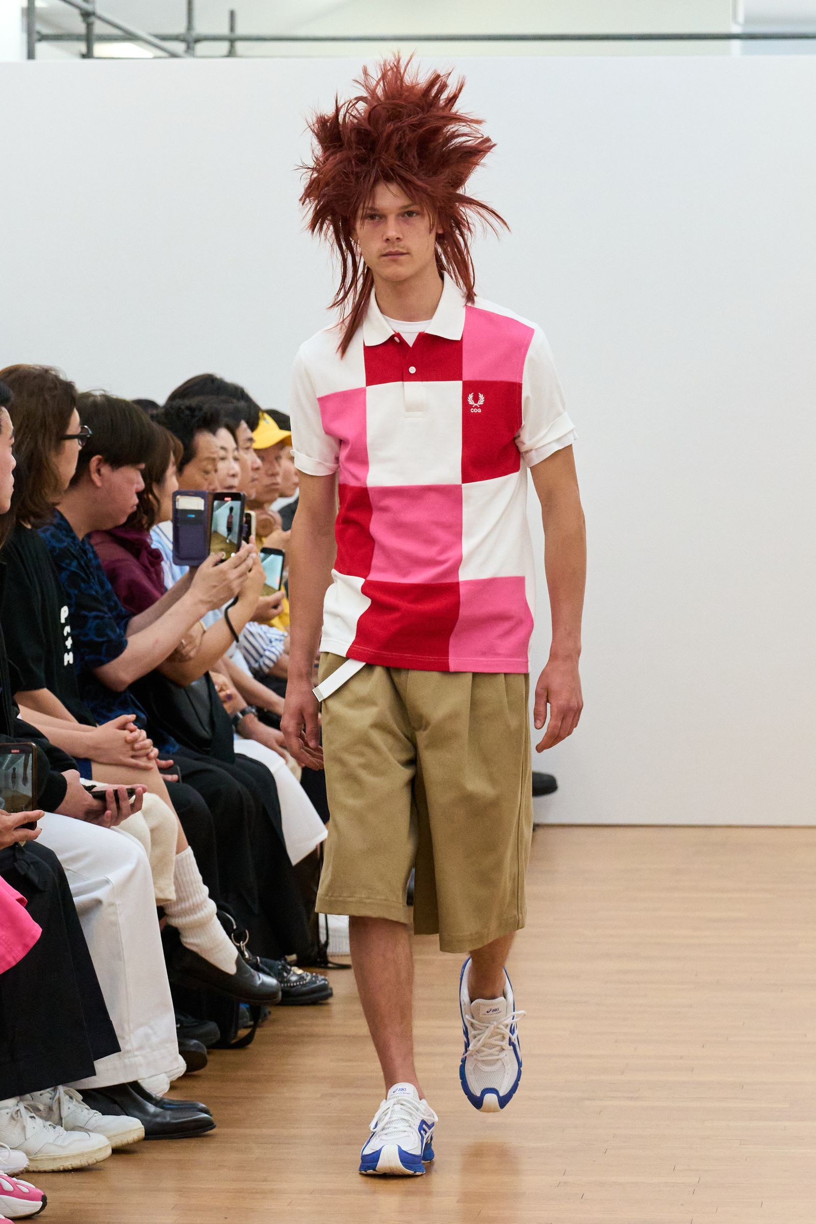 Images may contain Etsushi Toyokawa Koo Daesung clothing shoes teen shorts and accessories