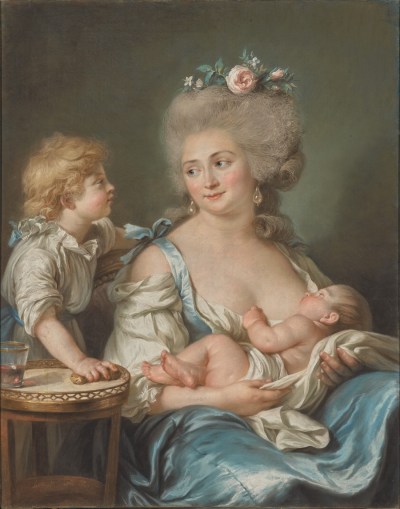 Adélaïde Labille-Guiard, Portrait of Madame Charles Mitoire with Her Children, 1783