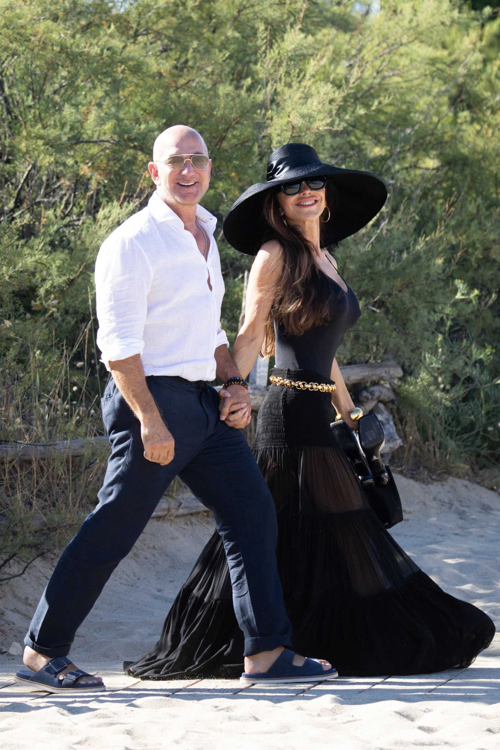 Jeff Bezos and Lauren Sànchez