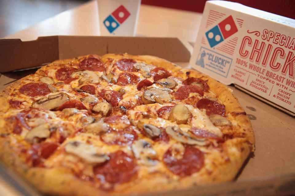 Pizza in Domino.