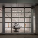 Glass facade of the gallery.