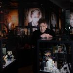 American photographer and artist Andres Serrano poses at a photo conference as part of the exhibition "American portrait" 2024 at the Mellor Museum in Paris.