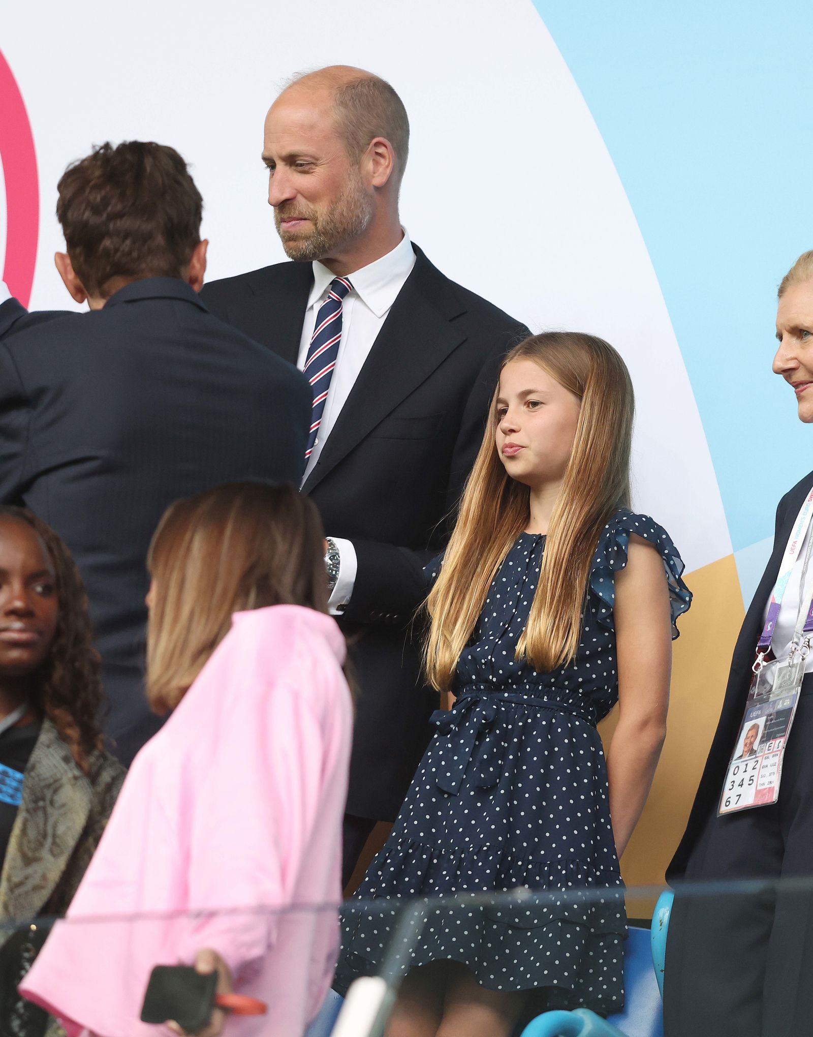 Prince William and Princess Charlotte England vs. Spanish European Rugby Women European Cup 2025 Final