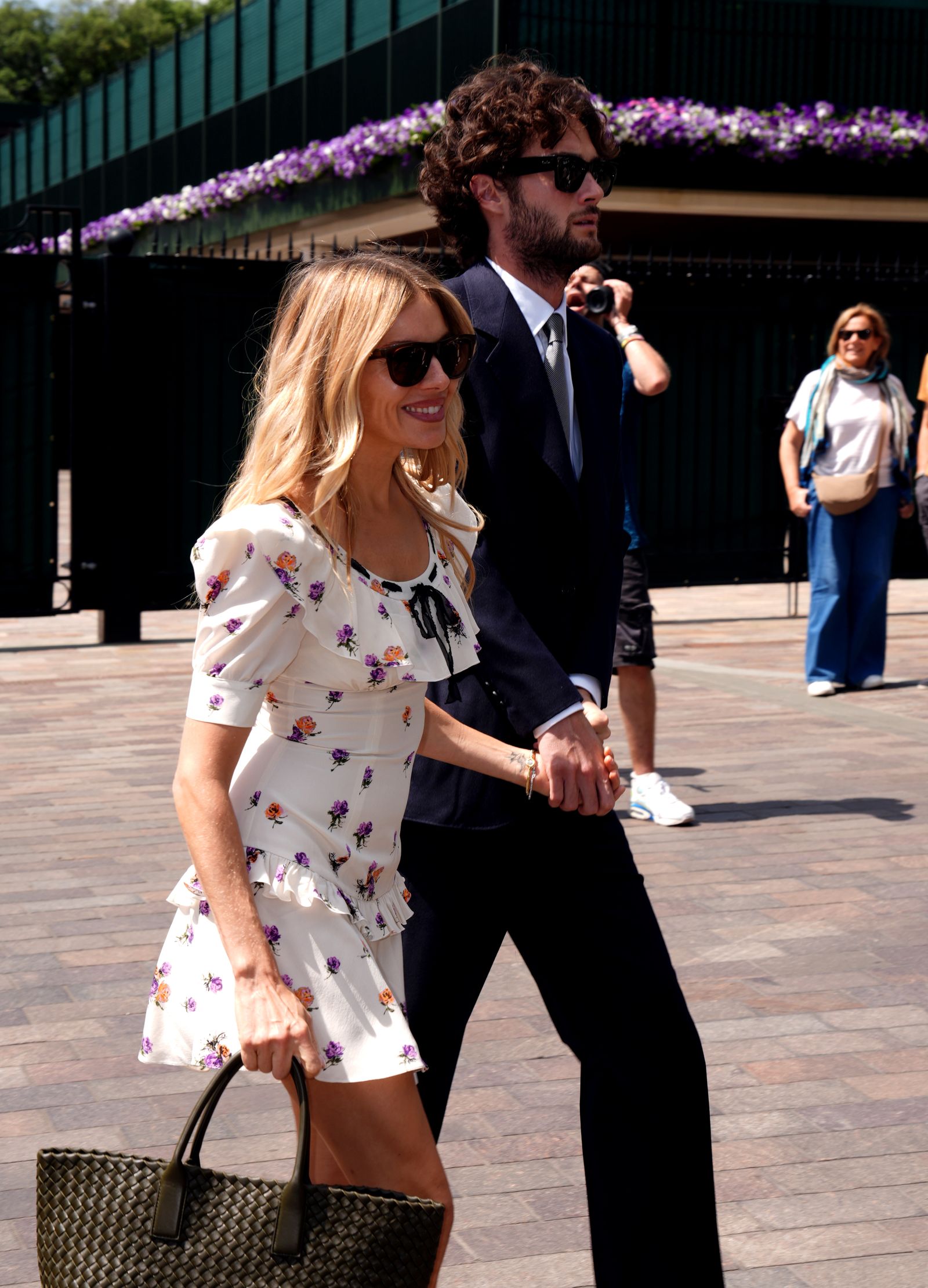 Sienna Miller and Oli Green were held on the 9th day of the 2025 Wimbledon Championships, on lawn tennis and croquet in England...