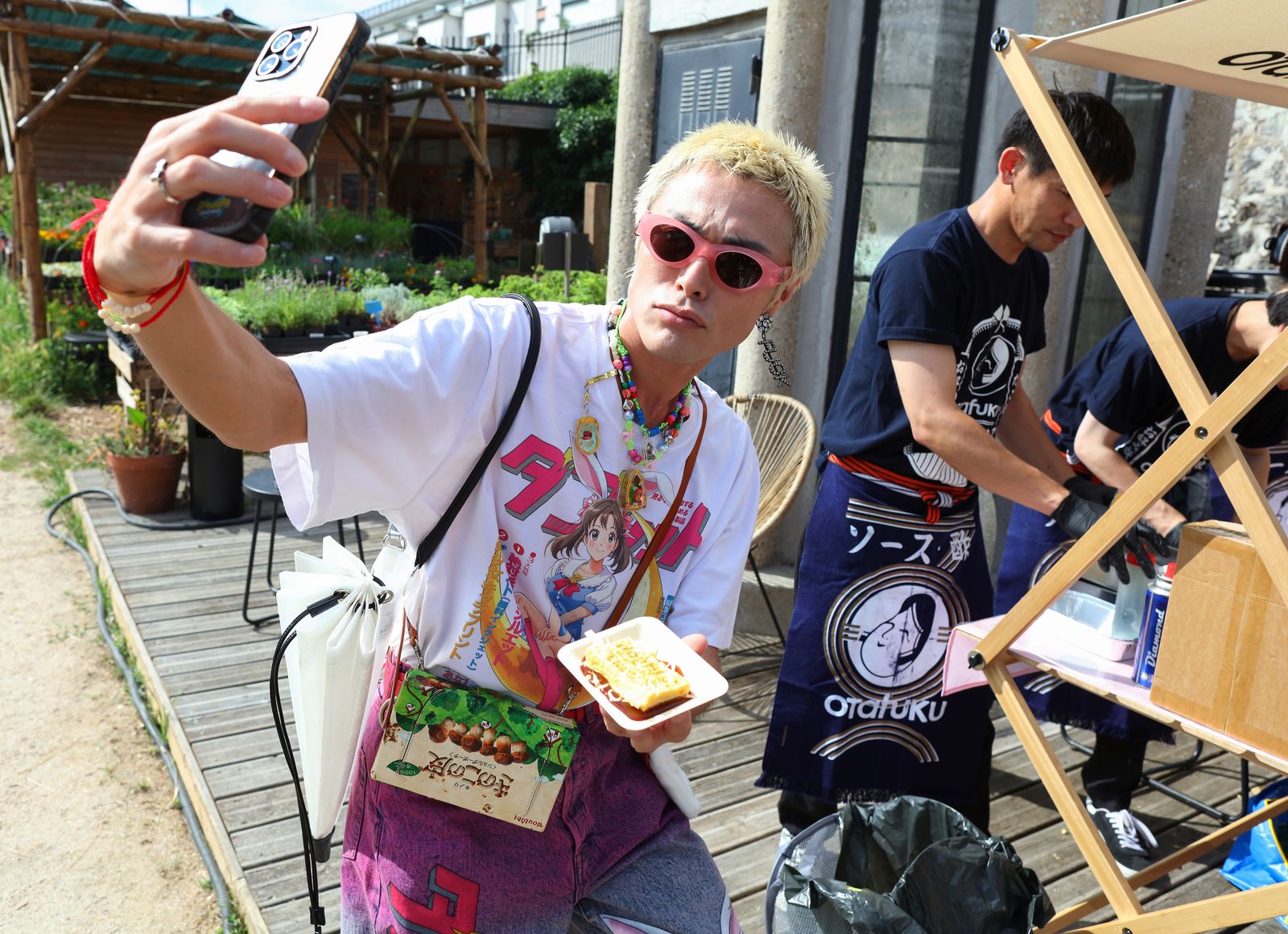 Images may contain KōichiSatō clothing T-shirt accessories sunglasses facial people photography and portrait