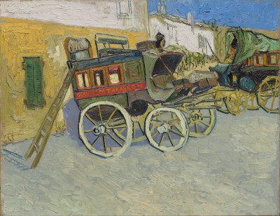 A painting on the stage.