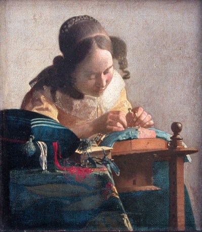 Johannes Verneer, The Lacemaker, c. 1669–70