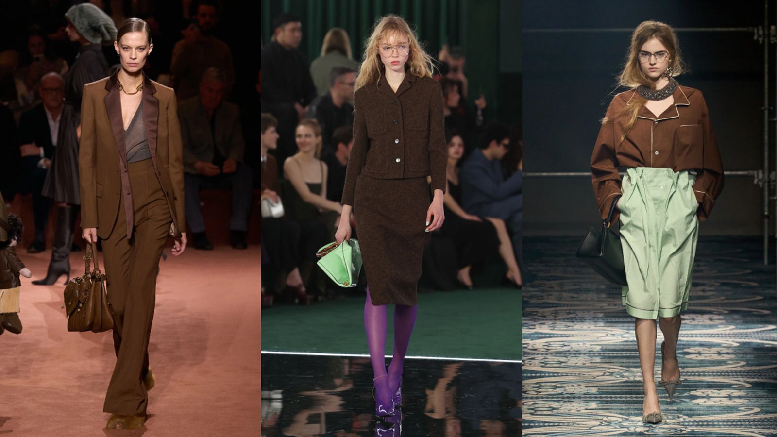 Images may contain Elizabeth Gillies Lexi Boling Mick Jones Clothing Jacket Handbag Handbag Fashion and Adult