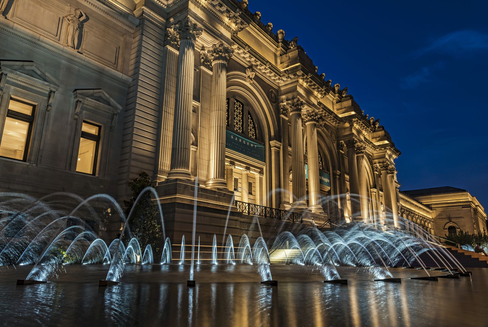 Images may contain architecture fountain water city people and city