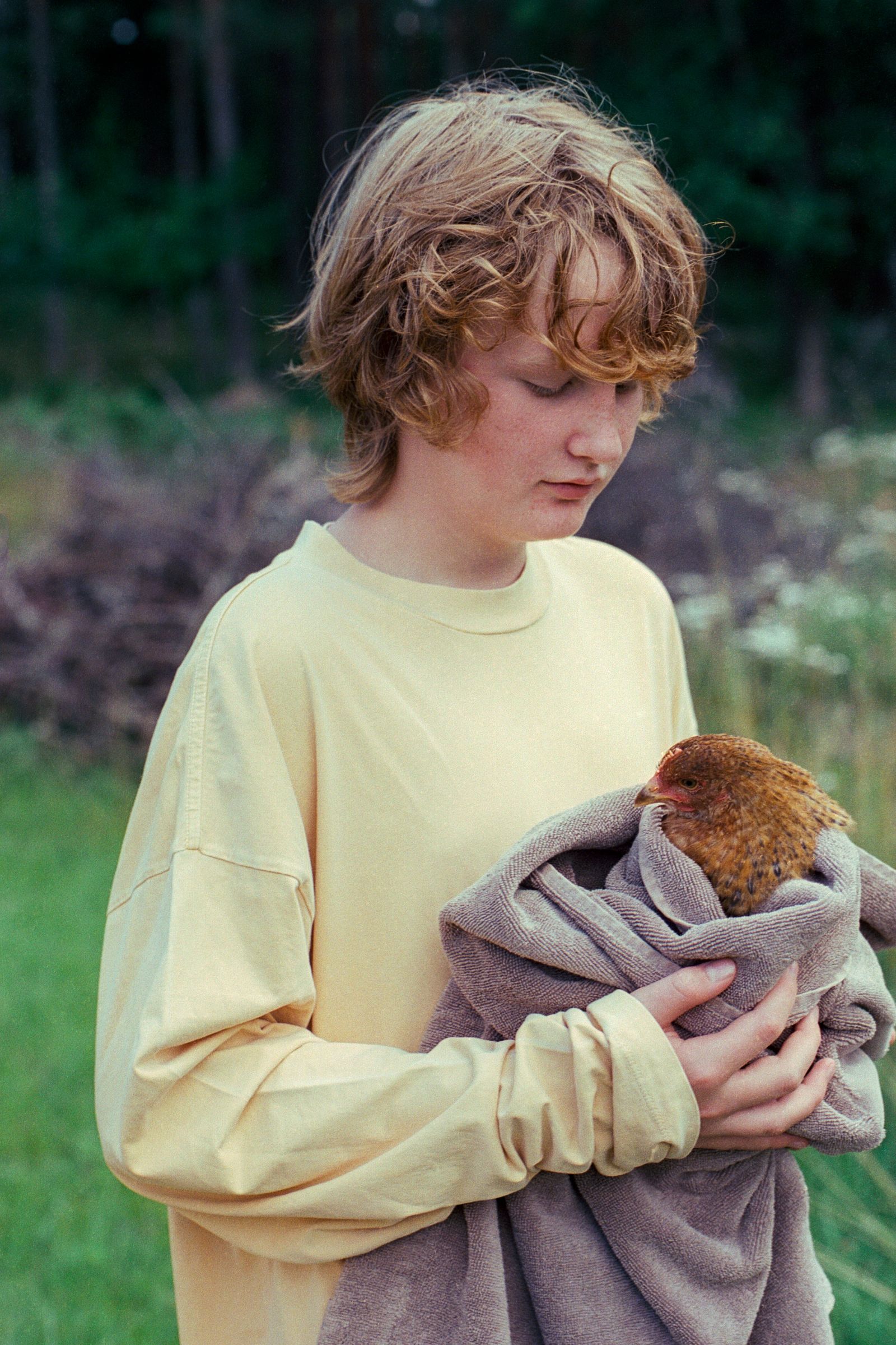 Images may contain facial human photography portraits of teenagers and animals