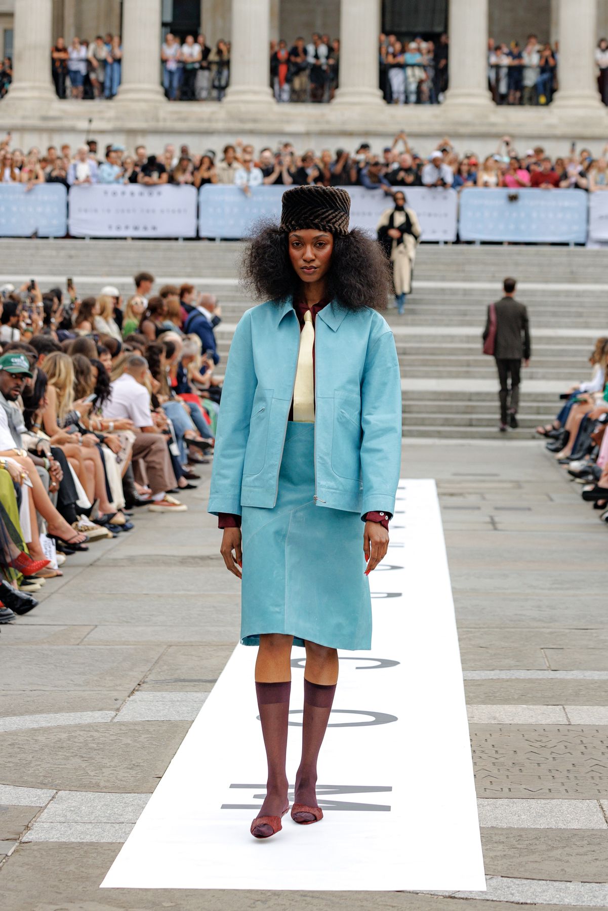 Images may contain Jonathan Cyprien Jonathan Cyprien Bill Bergey adult clothing hat and shoes
