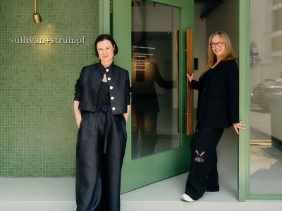 Sullivan+Strumpf's position, portraits of Ursula Sullivan and Joanna Strumpf.