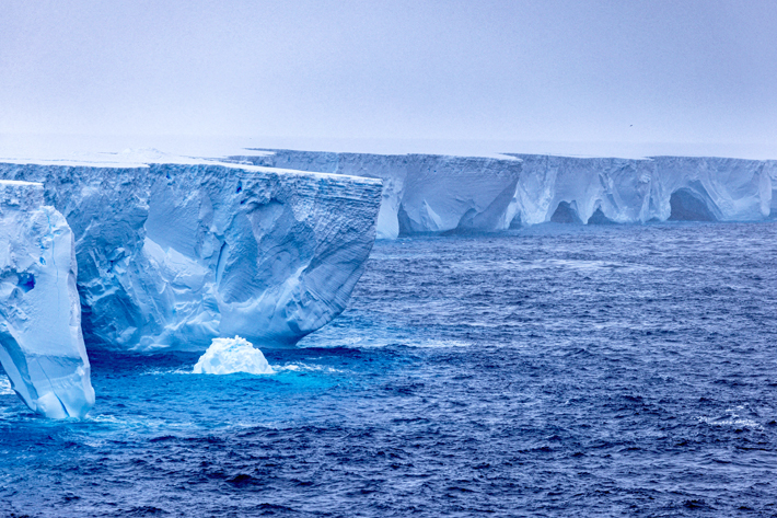 The world's largest iceberg is called A23a, visible in Antarctica