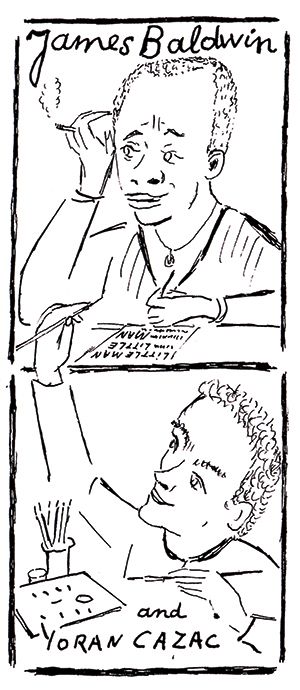 Images may contain James Baldwin