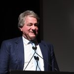 NEW YORK, NY - November 19: Leon Black speaks at the Museum of Modern Art on stage: Chanel pays tribute to Martin Scorsese in New York City on November 19, 2018. (Photo by Dimitrios Kambouris/Getty Images of the Museum of Modern Art)
