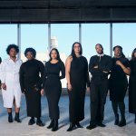 Group portraits of Ade Omotosho, Devin Malone, Taylor Jasper, Naiomy Guerrero, Antoinette Roberts, David Lisbon, Kendyll Gross and Dhyandra Lawson.