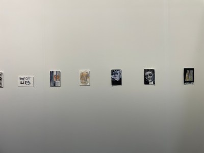 Taisiia Cherkasova in Lazy Mike Gallery, Untitled Art, Houston, 2025.