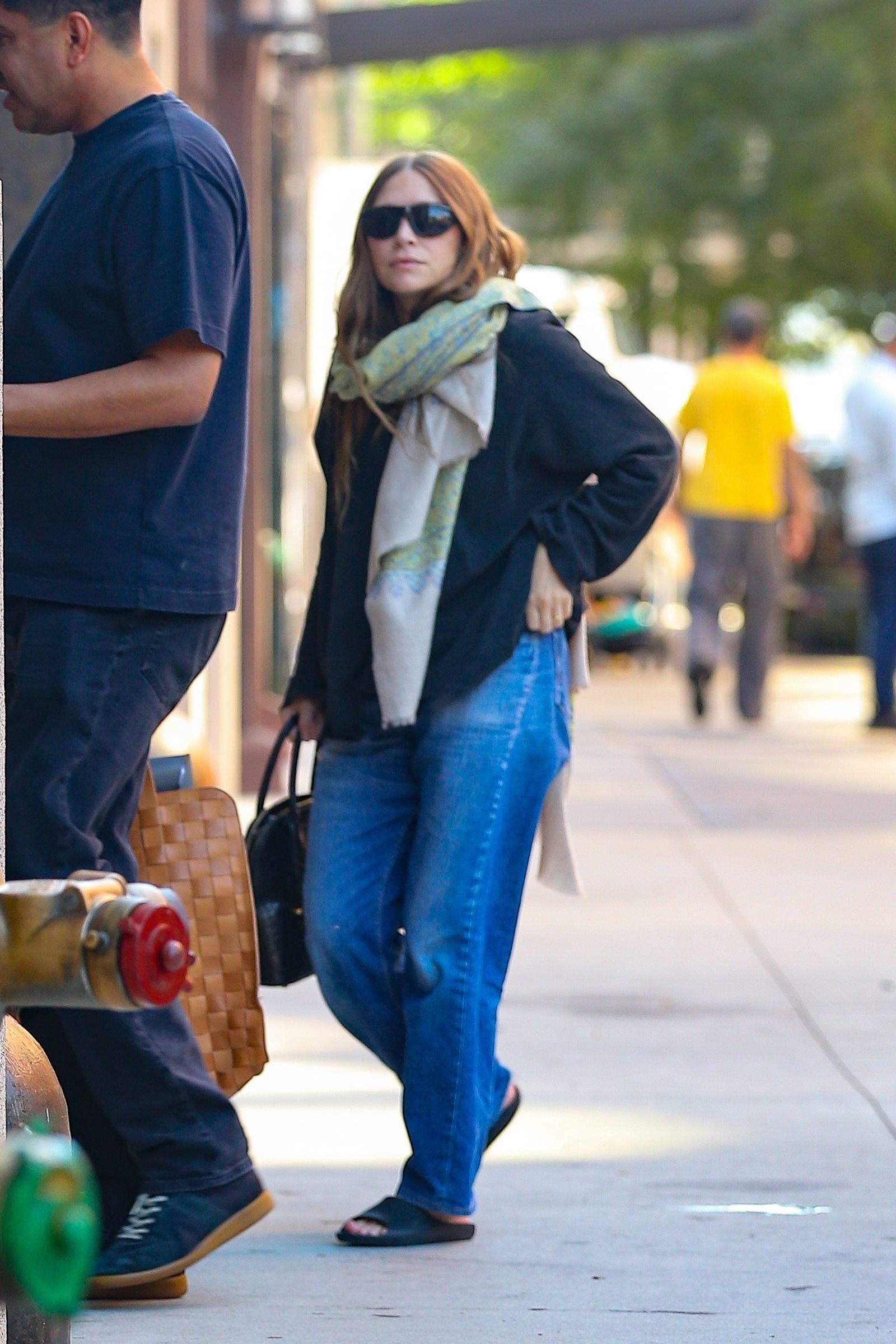 New York Exclusive Ny Ashley Olsen looks stylish and understated in New York City, for the first time since.