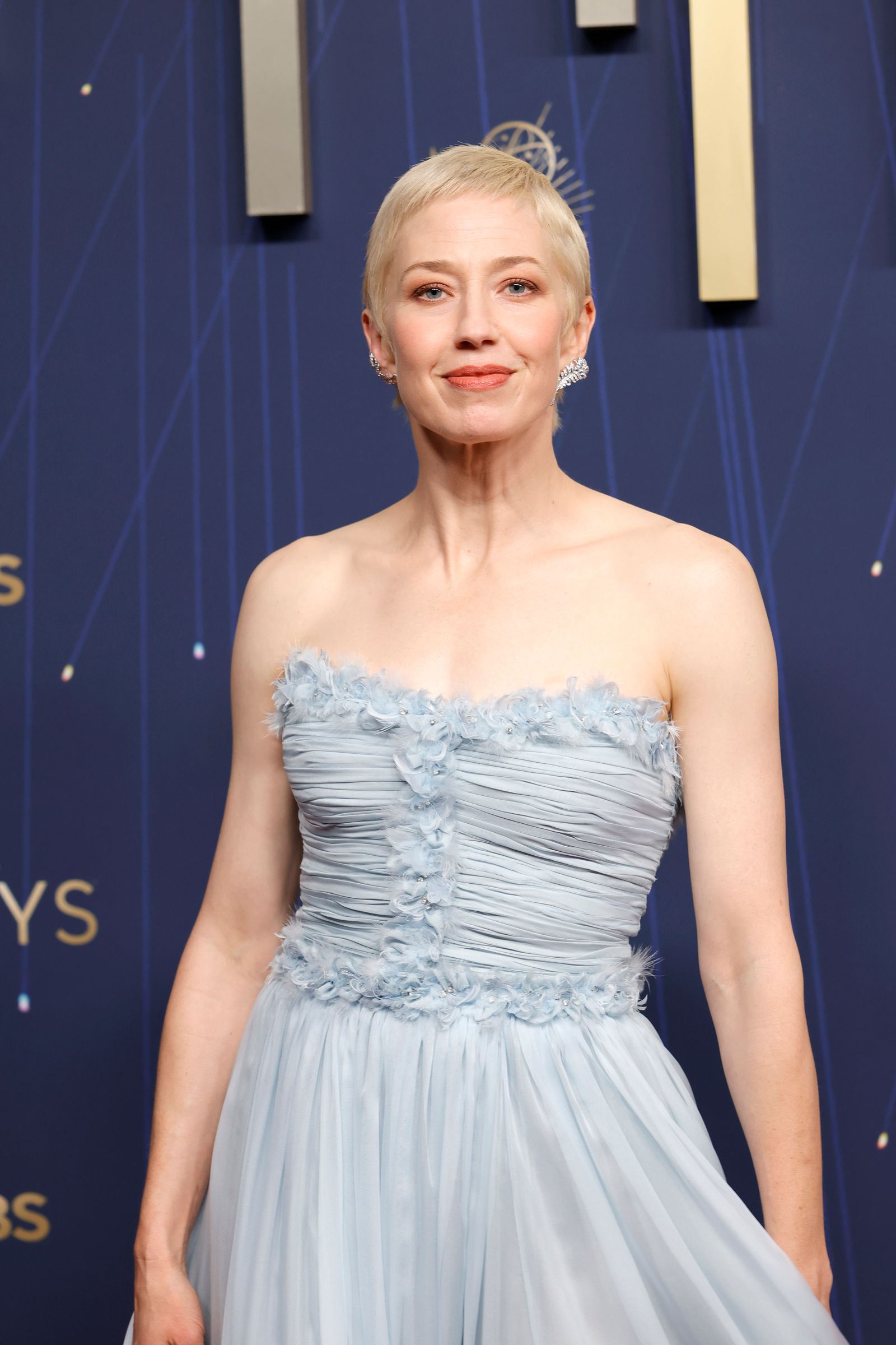 Carrie Coon attended the 77th Primetime Emmy Awards ceremony at the Peacock Theater in September on September 14th...