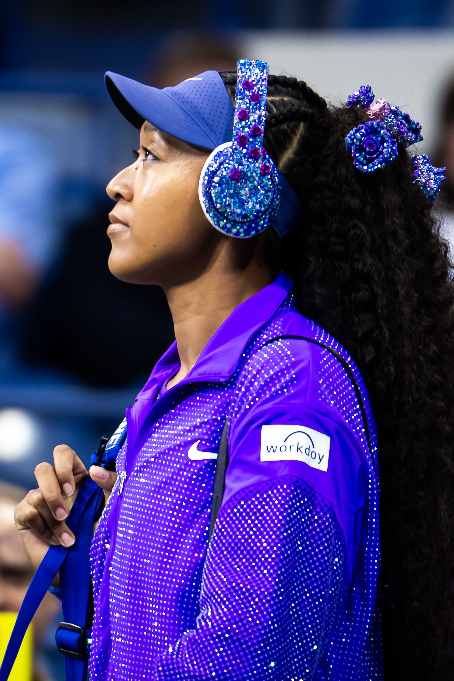 “This look represents the texture of the curly hair to Naomi’s Afrohaitian roots, and a little bit of Harajuku.