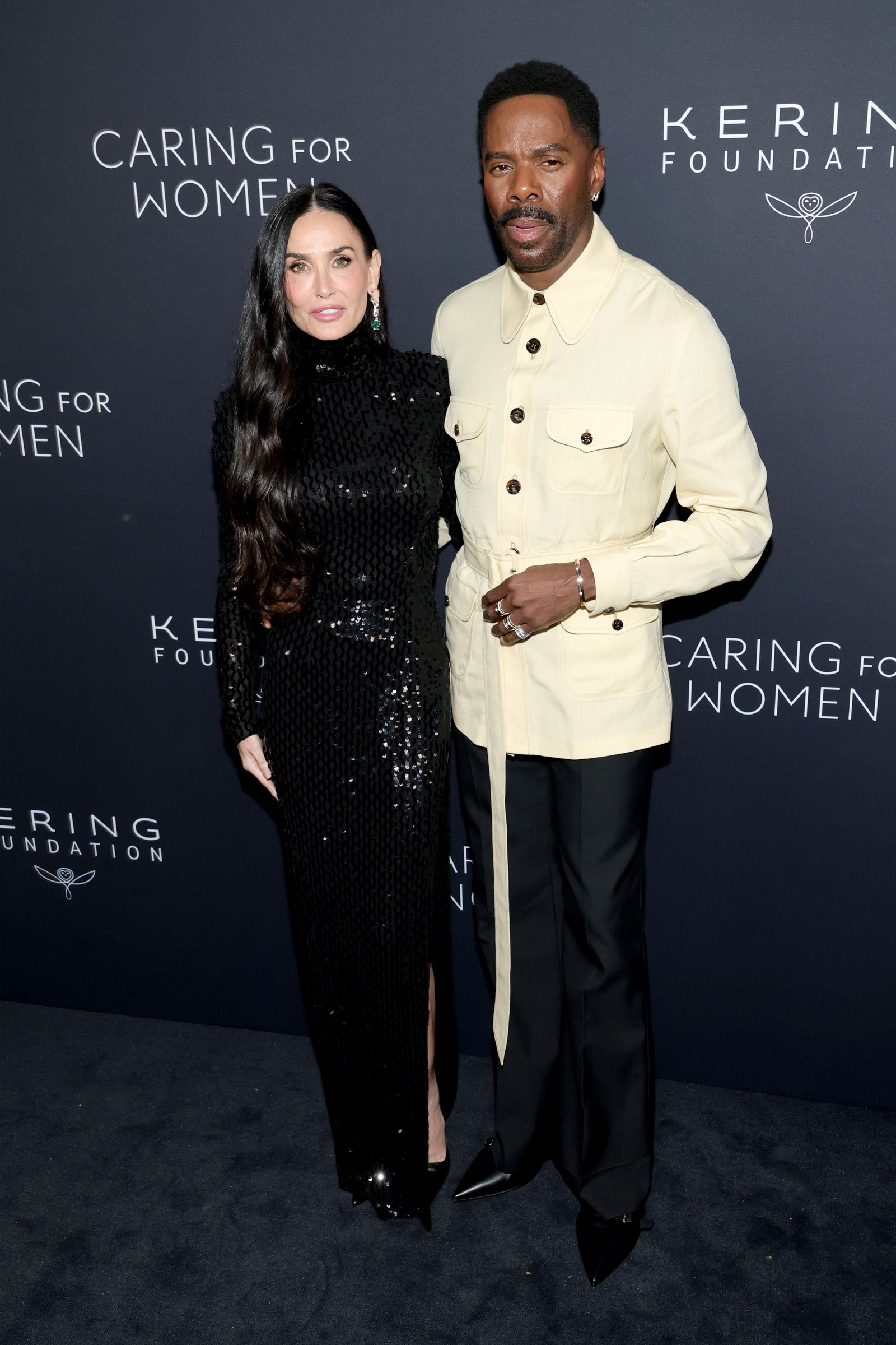 Demi Moore and Colman Domingo on September 11, 2025 on...