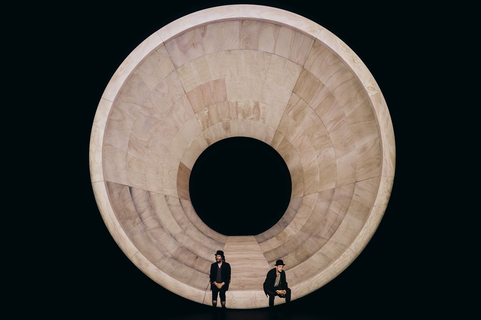 Keanu Reeves and Alex Winter await Godot