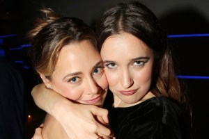 Erika Henningsen and Gracie Lawrence open the night after party for the new Bobby Darling "Just in time" April 23, 2025 in Broadway in Guasavino in New York City.