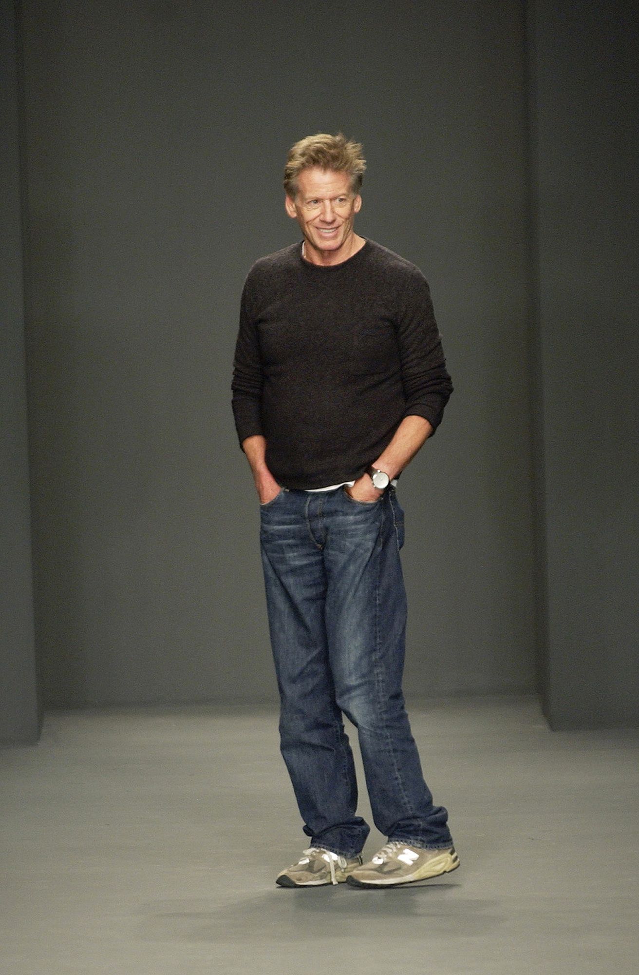 Calvin Klein got the final runway bow at his fall 2003 show.