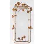 A frame that looks like vines and leaves.