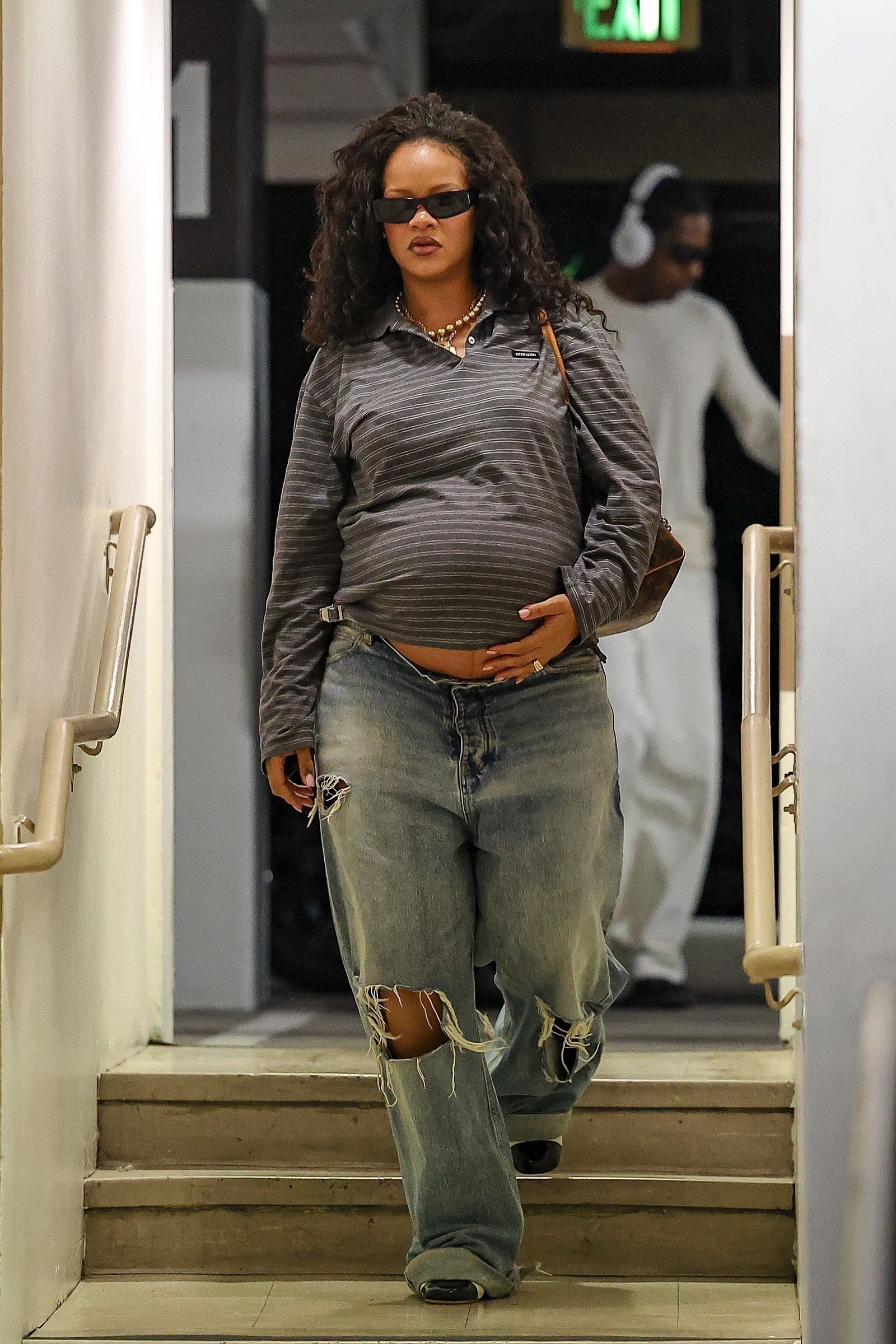 Los Angeles Ca Rihanna Exclusive and AAP Rocky are considered to run around Los Angeles and look casual,...