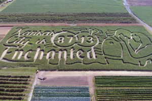 A new corn maze celebrating the Chief’s love story, the tight-fitting Travis Kelce and popular superstar Taylor Swift carved into nine-acre corn fields on September 12, 2025 at Johnson Farm plants and pumpkins in Belton, Missouri.