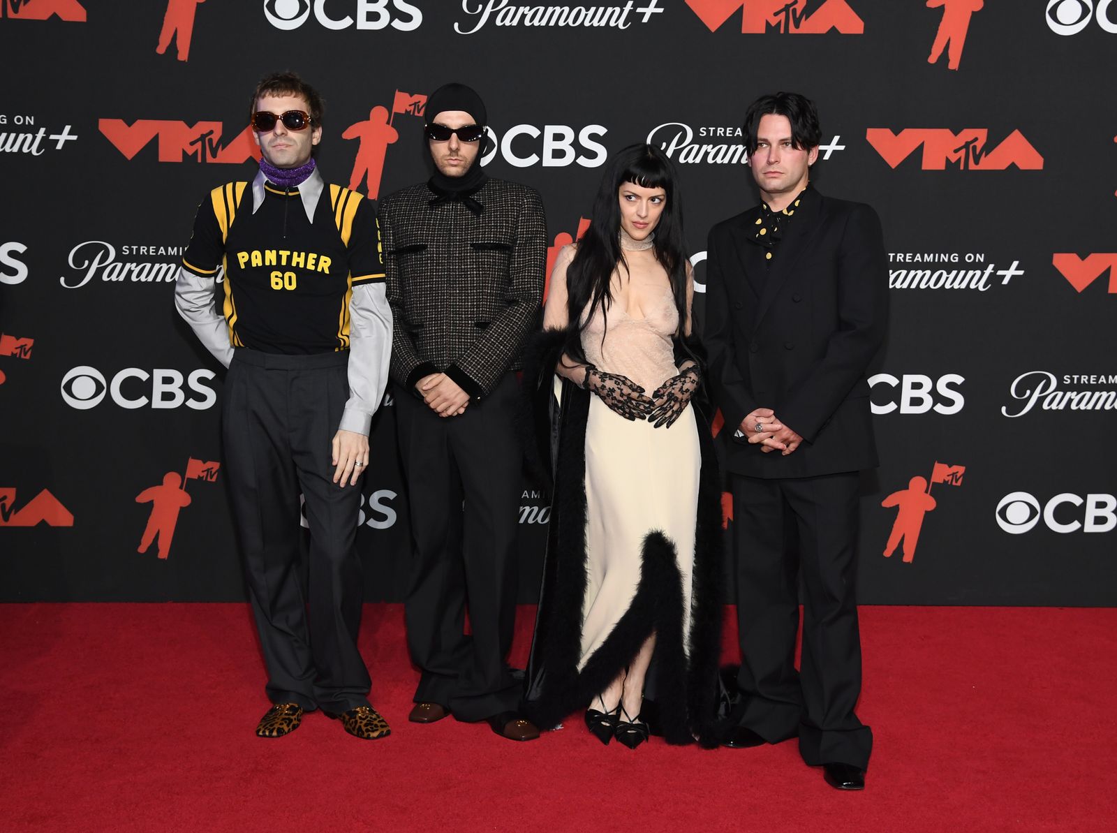Jesse Perlman Josh Conway María Zardoya and Edward James at Valentino's 2025 VMA.