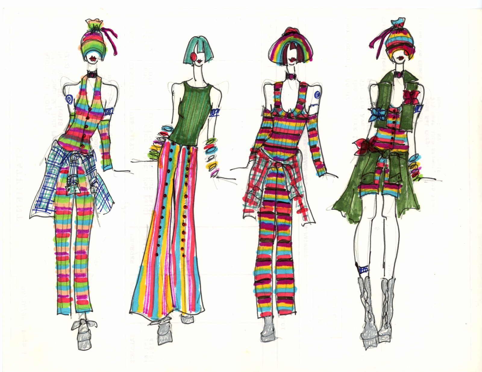 Images may contain adult stilt clothing footwear and shoes
