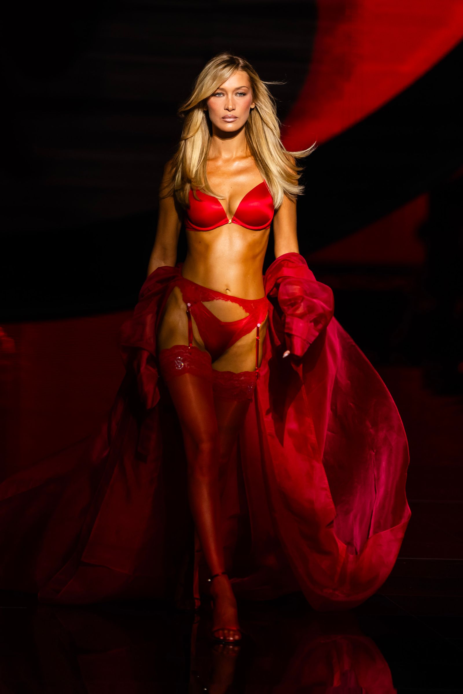 Bella Hadid makes her 2025 Victoria's Secret Fashion Show debut