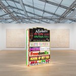 Installation view of Gagosian's Lauren Halsey exhibition at Frieze London.