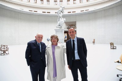 PARIS, FRANCE - MAY 19: (L-R) François Pinault, Curator of the 