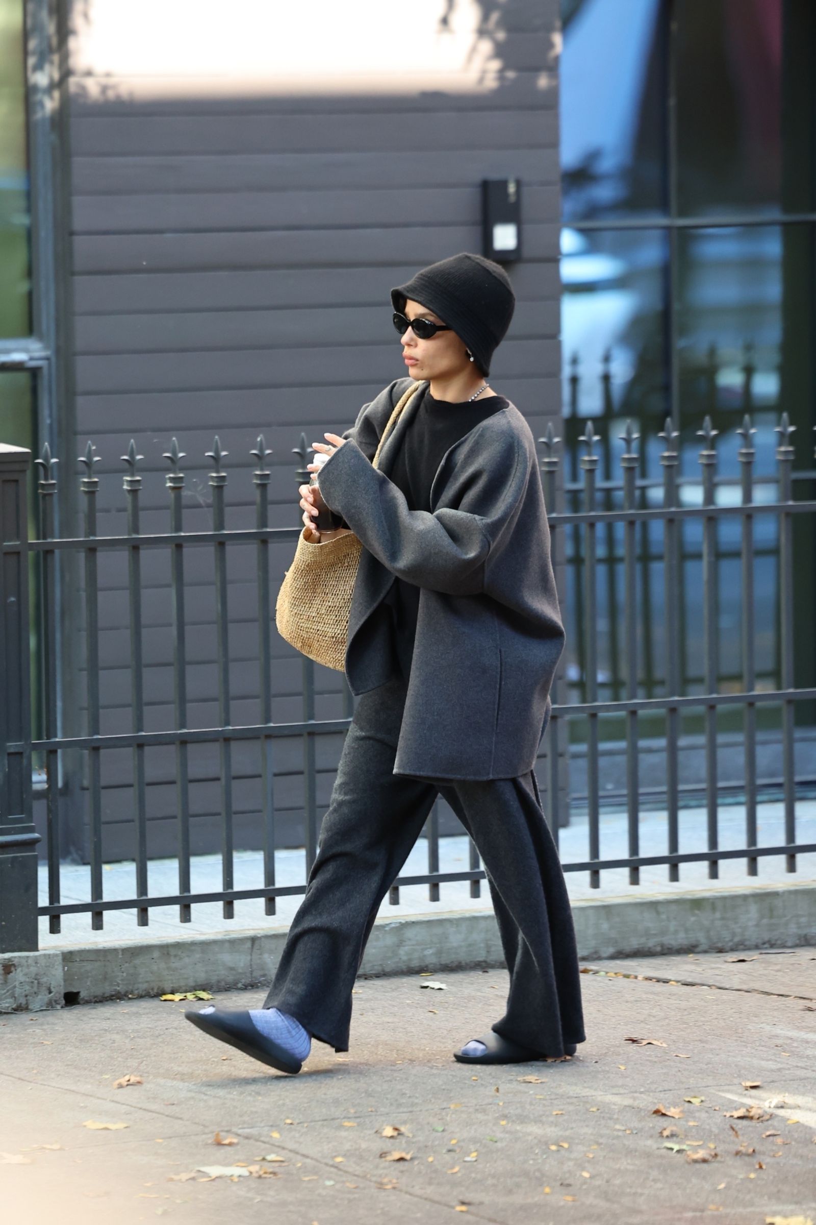 NEW YORK EXCLUSIVE Zoë Kravitz was spotted out and about in Brooklyn wearing a low-key fall outfit. The actress has been...